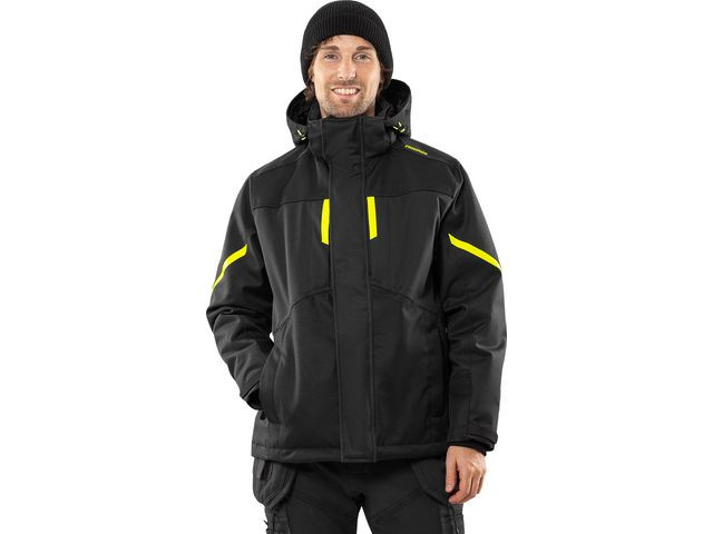 Vinterjacka Airtech 4058 Svart/Gul 4XL