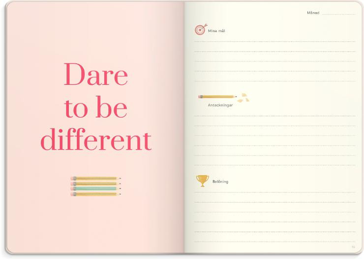 Kalender Dream and do odaterad