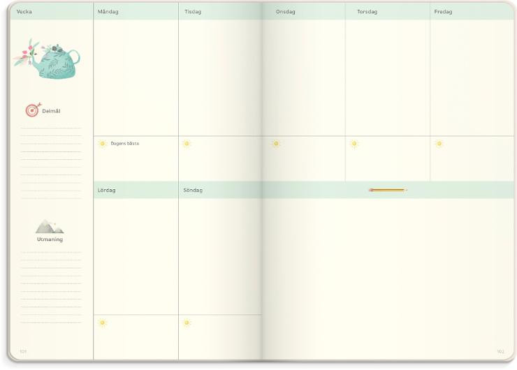 Kalender Dream and do odaterad