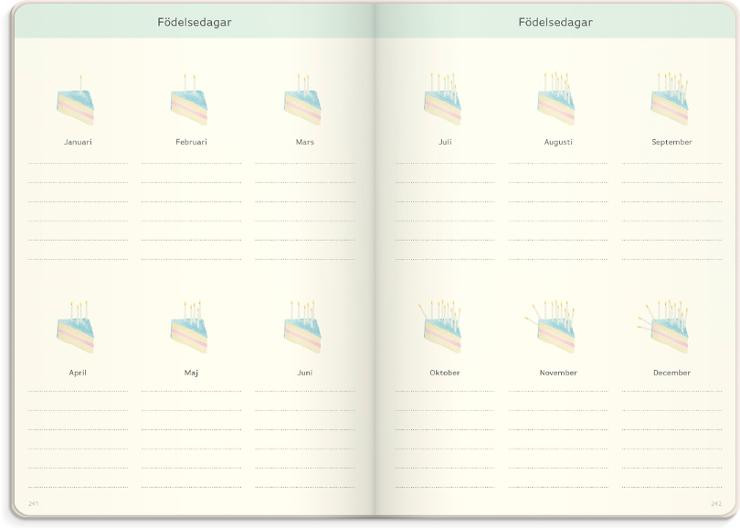 Kalender Dream and do odaterad