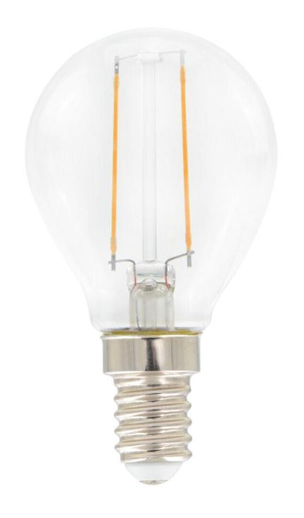 LED-lampa Klot E14 Klar 2W 200lm