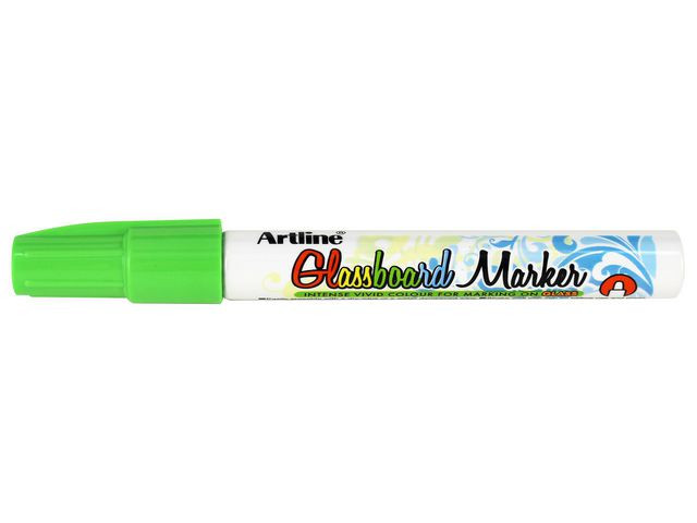 Märkpenna ARTLINE glastavla 2mm ljusgrön