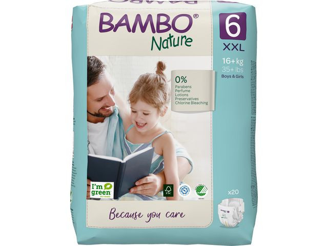 Blöja BAMBO Nature S6 16+kg 20/fp