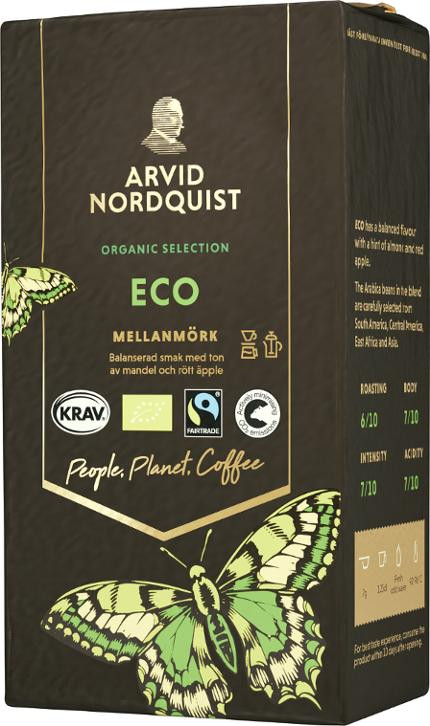 Kaffe ARVID.N Eco Mellanmörk 450g
