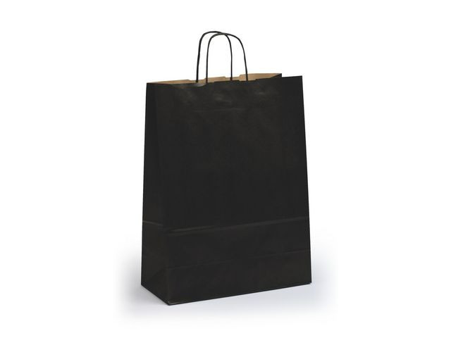 Bärkasse medium svart 150/fp