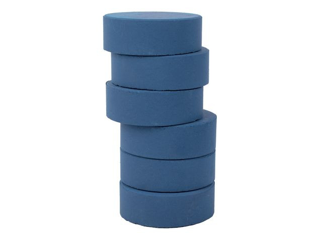 Färgpuckar 57mm, mörkblå 6/fp