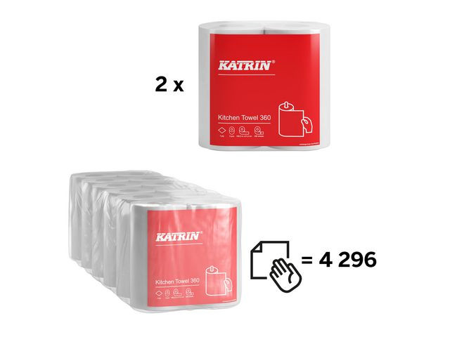 Hushållspapper KATRIN 360 12/fp