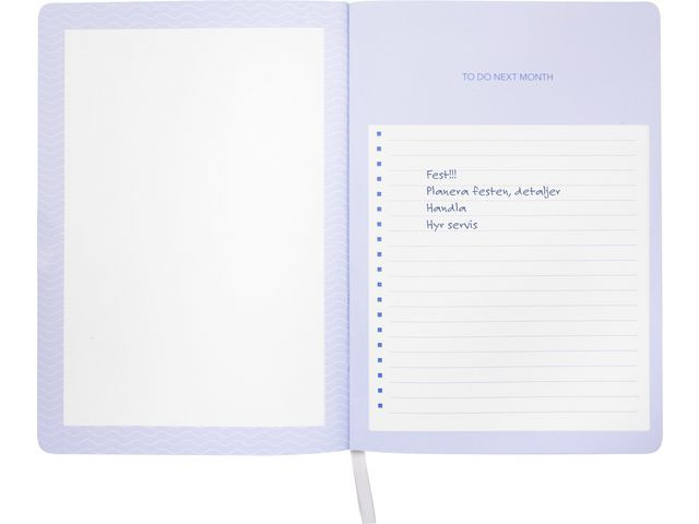 Kalender Week planner odaterad rosa 1051