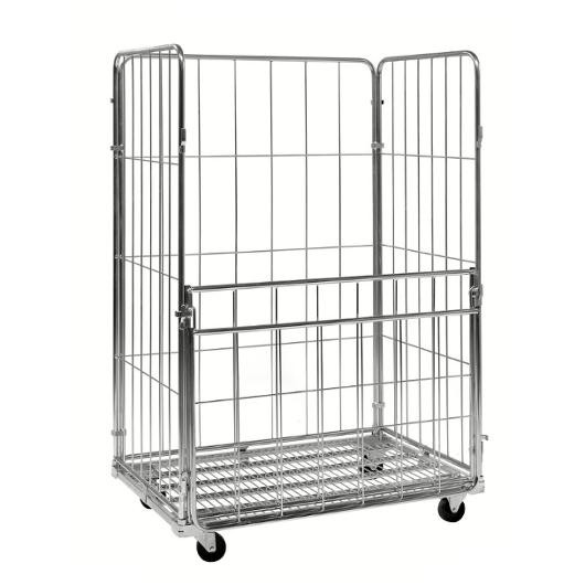 Rullcontainer 4 sidor öppn. långsida
