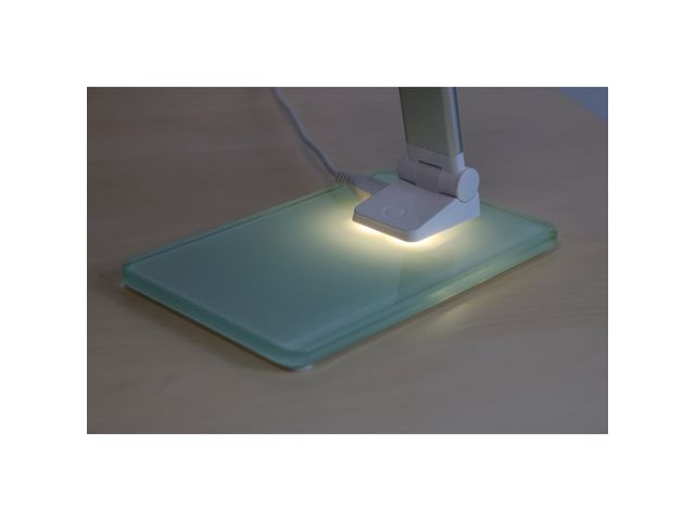 Lampa UNILUX Popy LED silver/vit