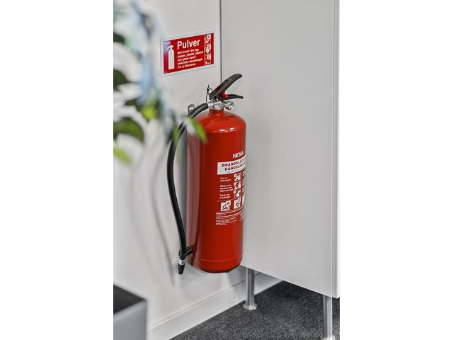 Brandsläckare NEXA 6kg pulver 43A röd