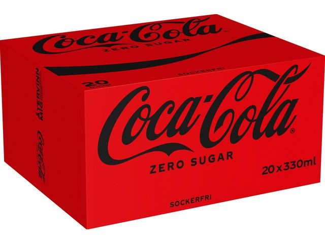 Dricka COCA-COLA Zero 33cl burk