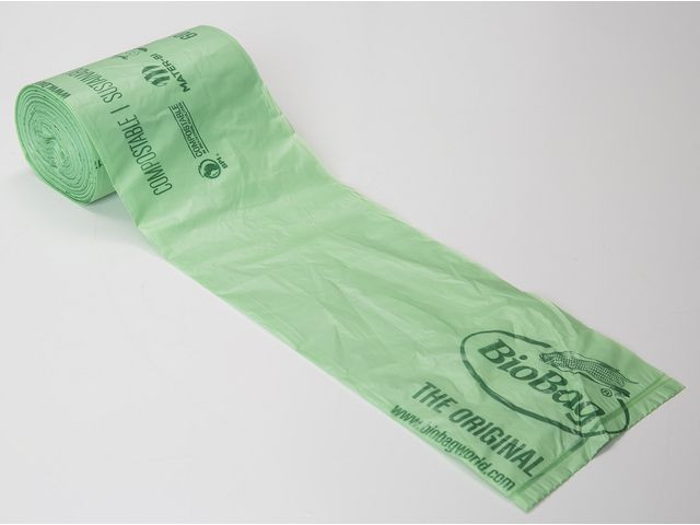 Plastsäck BIOBAG 60L 30my grön 20/rl