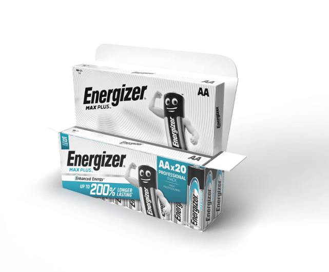 Batteri ENERGIZER Max Plus AA 20/fp