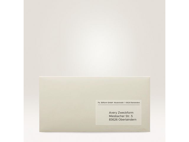 Etikett AVERY transp 38,1x21,2mm 1625/fp