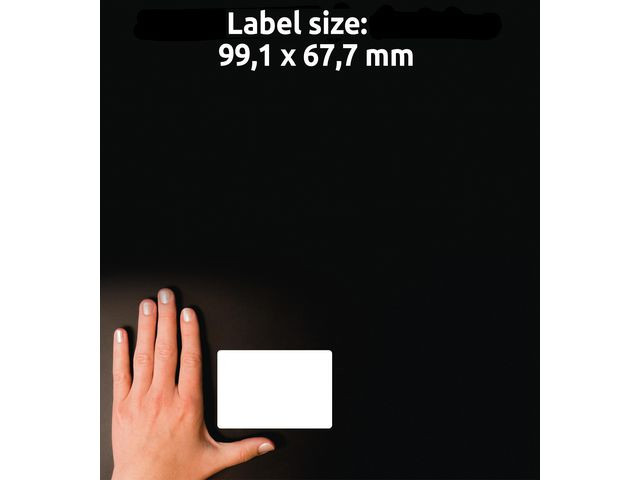 Etikett AVERY QD 99,1x67,7 200/fp