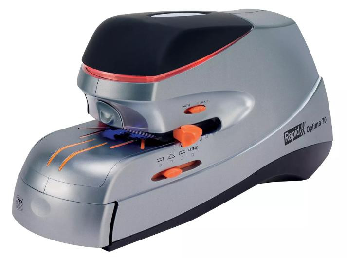 Elhäftare RAPID Optima 60E vit/svart