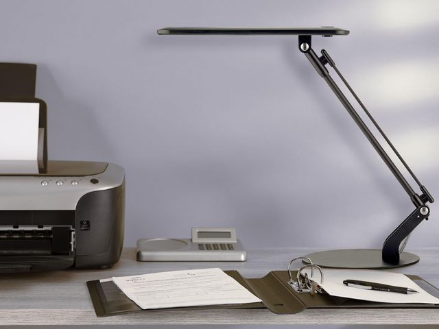 Lampa UNILUX Rumbaled LED svart