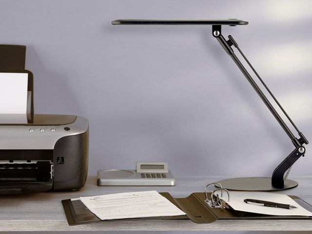 Lampa UNILUX Rumbaled LED svart