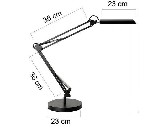 Lampa UNILUX Swingo LED svart