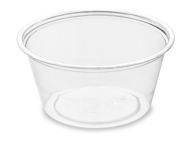 Dressingbägare rPET 60ml trans 100/fp