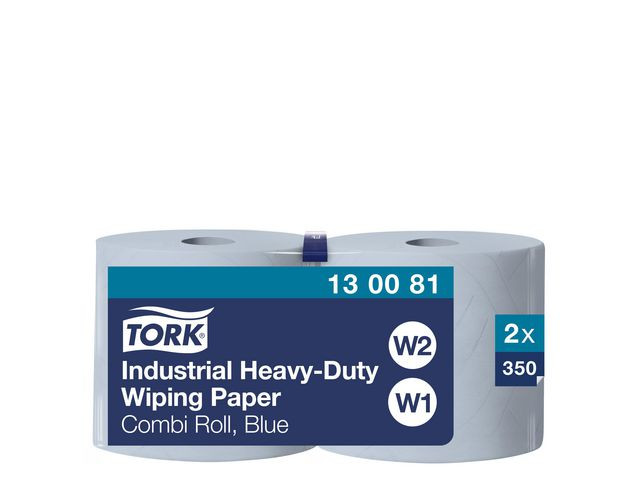 Industritork TORK Pre W1/2 blå 2/fp