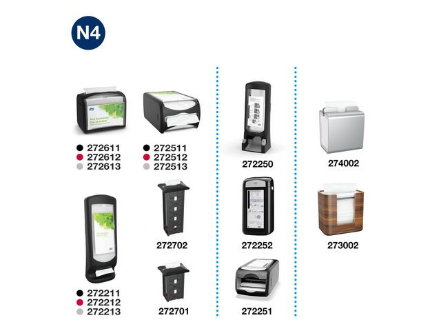 Servett TORK Pre N4 2-lags natur 1000/fp