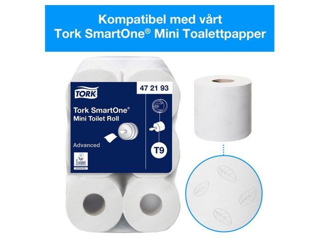 Dispenser TORK T9 SMARTONE Twin svart