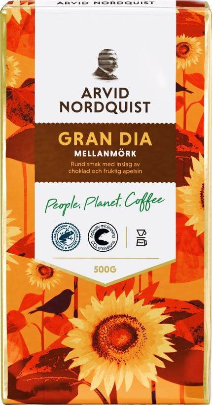 Kaffe ARVID.N Gran Dia Mellanmörk 500g