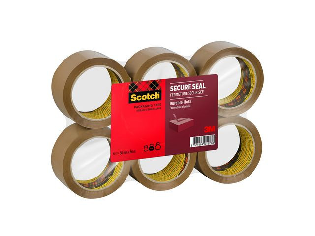 Packtejp SCOTCH Secu 50mmx66m brun 6/fp