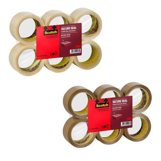 Packtejp SCOTCH Secu 50mmx66m klar 6/fp