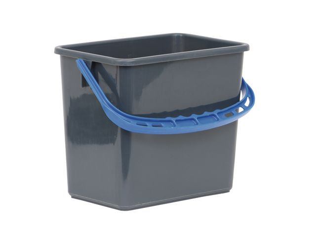 Hink blått handtag grå 6L