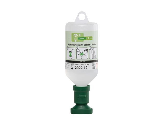 Wound and Eyewash PLUM 0,9% SodChl 500ml