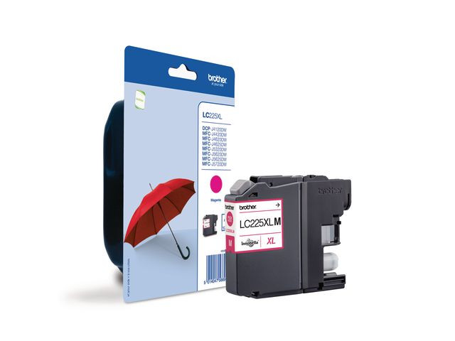 Brother LC225XL M (magenta) blekkpatron 15,6 ml