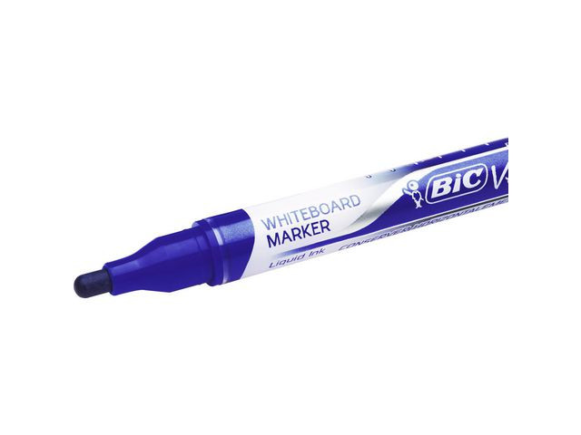 Whiteboardpenna BIC Velleda liq B12 blå