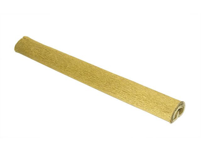 Kräppapper 1,5x0,5m guld