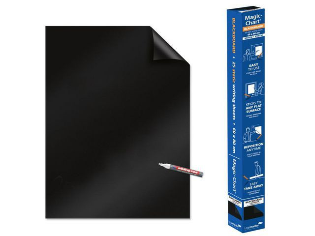 Magic Chart LEGAMASTER 60x80cm svart
