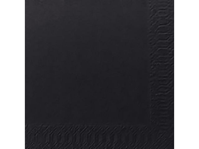 Servett 3-lags 24x24cm svart 250/fp