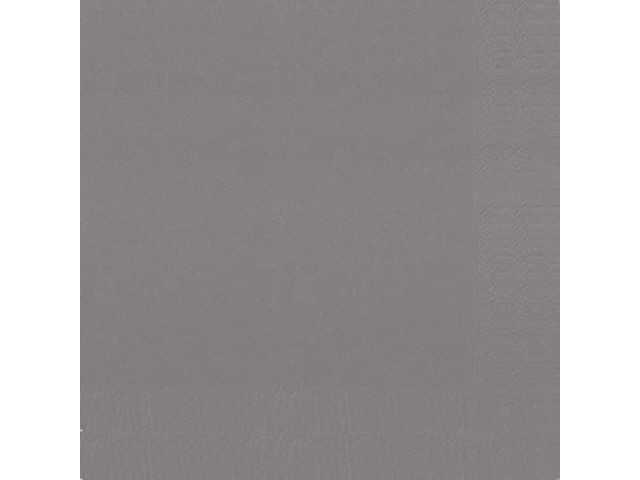Servett 3-lags 24x24cm granitgrå 250/fp