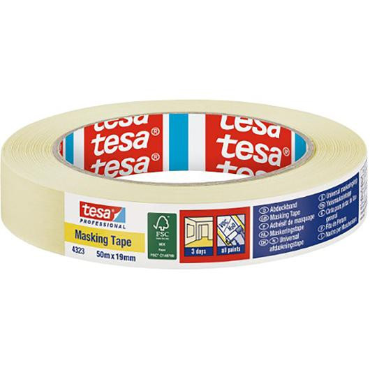Maskeringstejp TESA Prof. 4323 19mmx50m