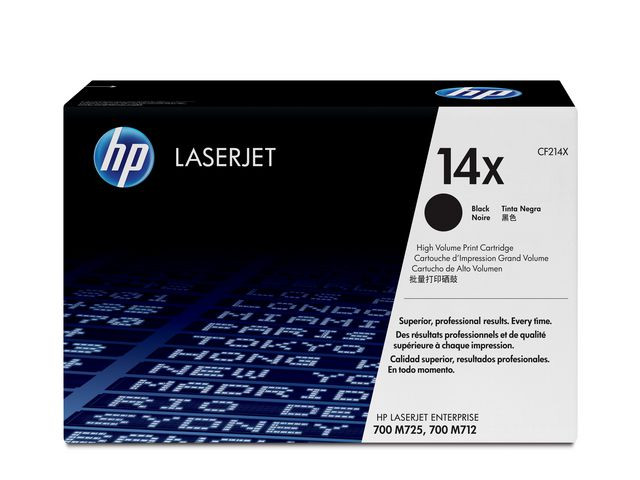 HP Toner CF214X 14X Black
