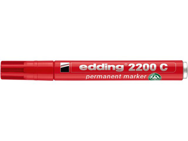 Märkpenna EDDING 2200C röd