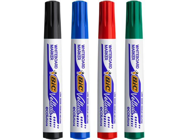 Whiteboardpenna BIC Velleda1701 ECO 4/fp