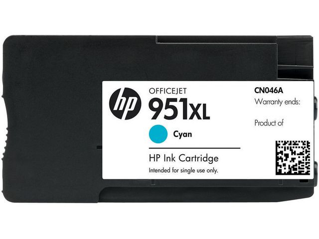 HP 951XL C (cyan) blekkpatron 17 ml