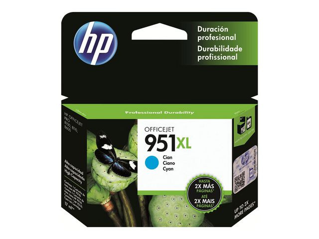 HP 951XL C (cyan) blekkpatron 17 ml