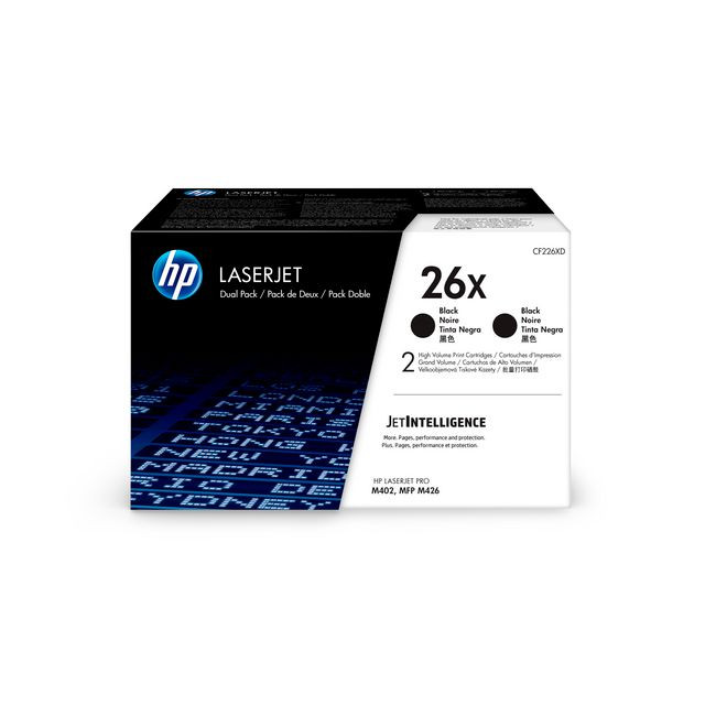 BildeToner HP CF226XD 26X 18K svart 2/fp