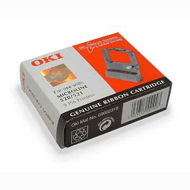 BildeFärgband OKI 09002315 svart