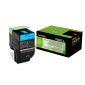 Toner LEXMARK 70C2HCE 3K cyan