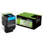 Toner LEXMARK 80C2HCE 3K cyan