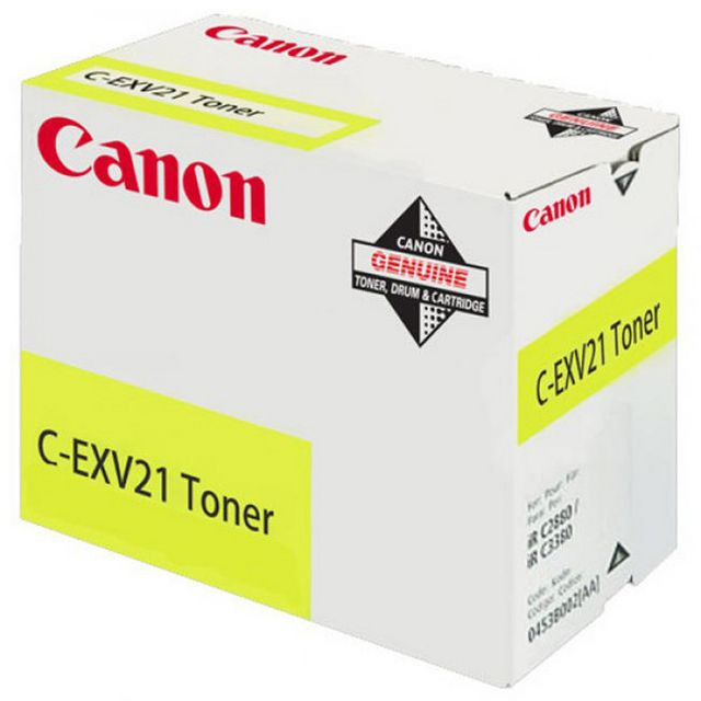 BildeToner CANON 0455B002 C-EXV21 14K gul
